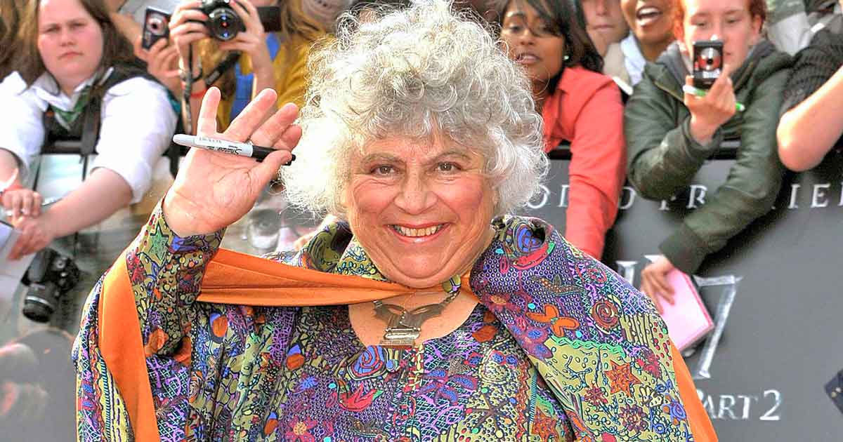 Harry Potter Actress Miriam Margolyes While Posing Nak D For A Magazine