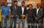 Vinod Kambli, Sunil Shetty, Kumar Sangakkara, Sanath Jayasuriya At IIFA Press Meet