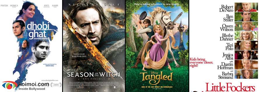 Dhobi Ghat, Season Of The Witch, Tangled, Little Fockers