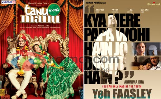 Tanu Weds Manu Movie Poster, Yeh Faasley Movie Poster