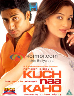 Abhishek Bachchan, Aishwarya Rai (Kuch Naa Kaho Movie Poster)