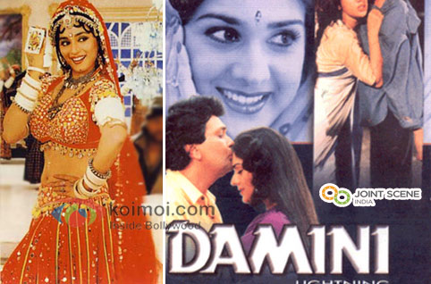 Madhuri dixit from Choli ke peeche kya hai Damini poster