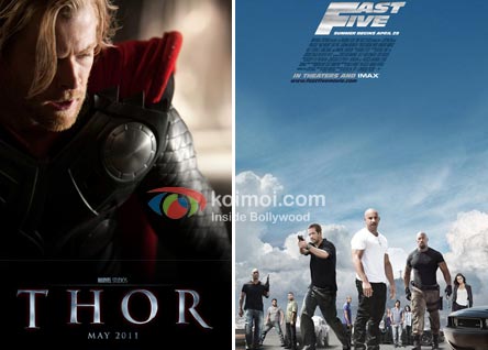 Thor Tops US Box-Office With $65.7 Million (Thor Movie Poster, Fast Five Movie Poster)