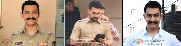 Aamir Khan In Khakee (Reema Kagti's New Movie Production Stills)