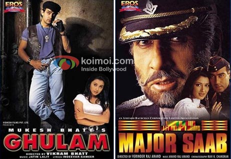 Ghulam Movie Poster, Major Saab Movie Poster