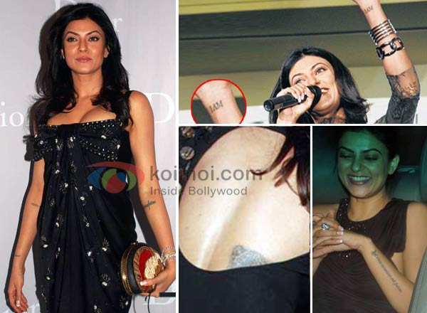 Sushmita Sen Bollywood Best Inked Stars