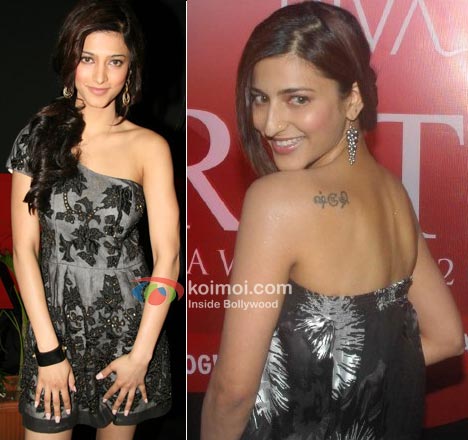 Shruti Haasan showcases her religious devotion with her new tattoo! - Tamil  News - IndiaGlitz.com