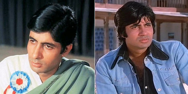 Amitabh Bachchan in stills from Anand & Sholay