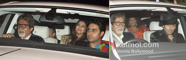 Amitabh Bachchan, Aishwarya Rai Bahchan, Abhishek Bachchan, Oprah Winfrey