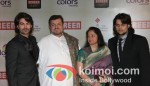 Neil Nitin Mukesh With Family At Colors Screen Awards