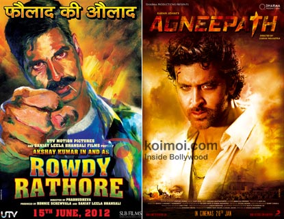 Rowdy Rathore and Agneepath Movie Posters