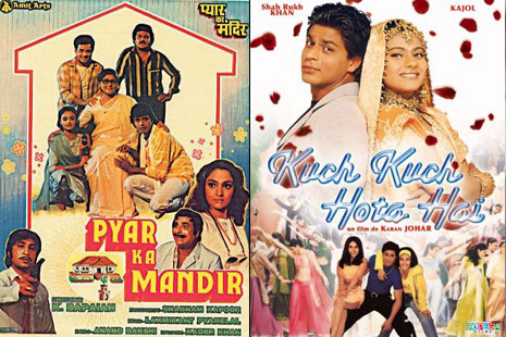 Pyar Ka Mandir Movie Poster, Kuch Kuch Hota Hai Movie Poster