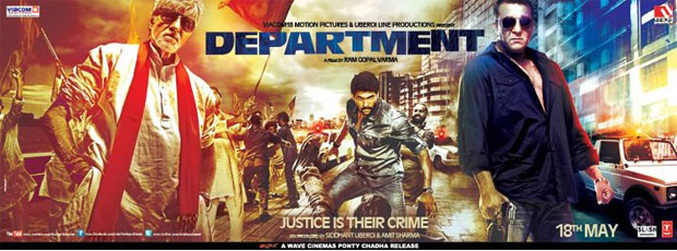 Amitabh Bachchan, Sanjay Dutt In Department Movie Poster