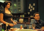 Gul Panag and Ranvir Shorey in the kitchen in Fatso Movie Stills