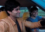 Purab Kohli drives a car in Fatso Movie Stills