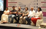 Shabana Azmi, Raghu Naik, Anjum Rajabali, Amol Gupte, ManMohan Shetty, Aditi Anand At Whistling Woods Press Conference
