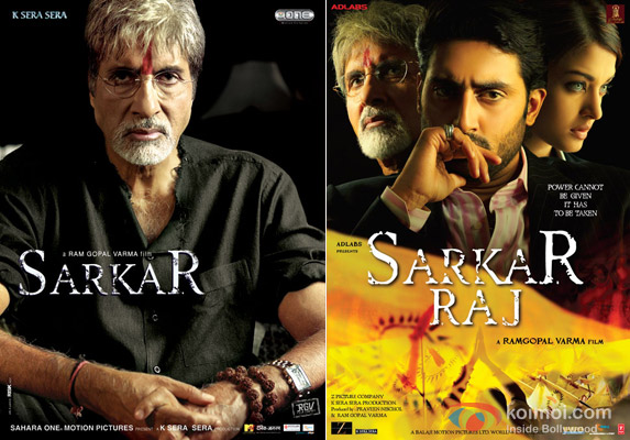Amitabh Bachchan in Sarkar & Sarkar Raj Movie Posters