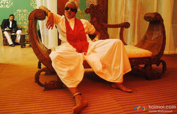 Amitabh Bachchan in a still from Department Movie