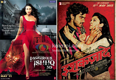 Dangerous Ishhq & Ishaqzaade Movie Posters