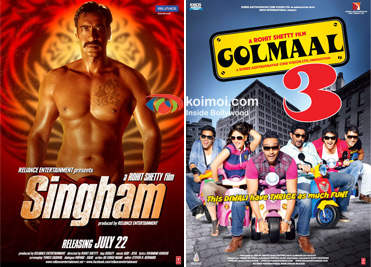 Singham, Golmaal 3 Movie Poster