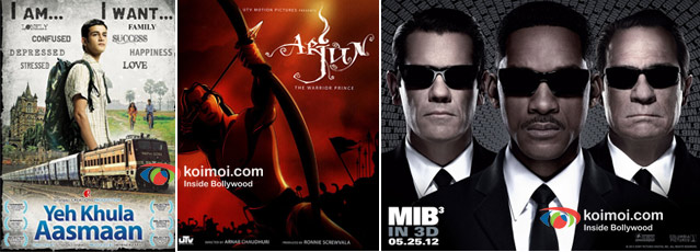 Yeh Khula Aasmaan, Arjun And Men In Black 3 Movie Posters