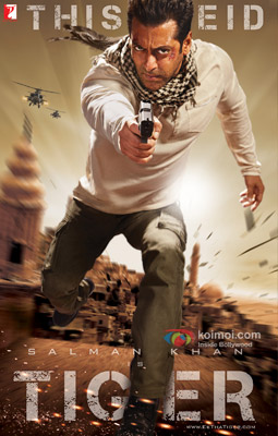 Salman Khan in Ek Tha Tiger Movie Poster