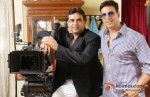 Paresh Rawal And Akshay Kumar on the sets of OMG Oh My God Movie Stills
