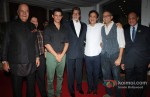 Prem Chopra, Sharman Joshi, Amitabh Bachchan, Vidhu Vinod Chopra, Rajesh Mapuskar at Ferrari Ki Sawaari Success Party