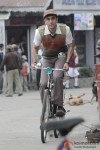 Ranbir Kapoor on a cycle in Barfi! Movie Stills