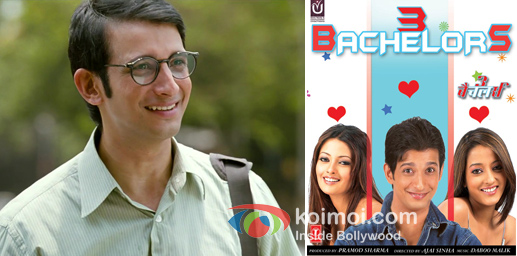 Sharman Joshi in Ferrari Ki Sawaari and 3 Bachelors Movie Poster
