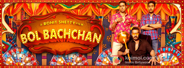 Abhishek Bachchan and Ajay Devgan in Bol Bachchan Movie
