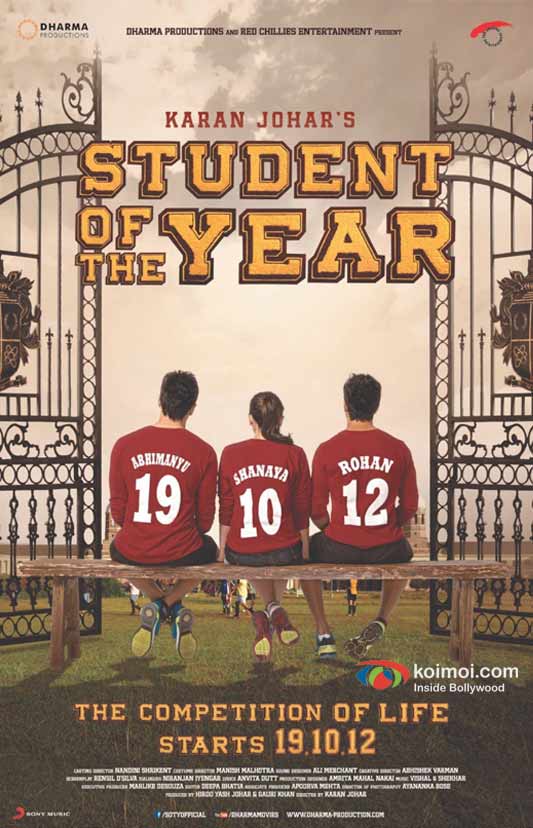 Student Of The Year Movie Poster