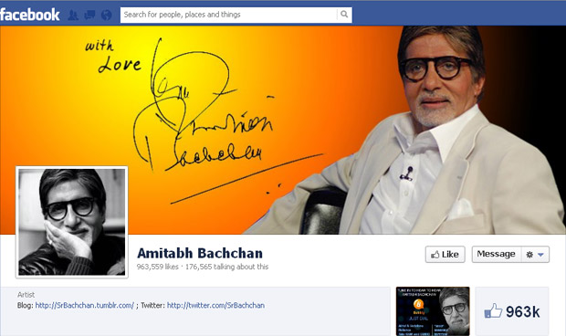Amitabh Bachchan Facebook Page