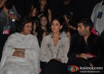 Hiroo Johar, Kareena Kapoor, Karan Johar At Lakme Fashion Week 2012