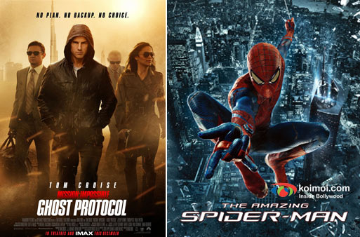 Mission Impossible Ghost-Protocol, The Amazing Spider-Man Movie Poster