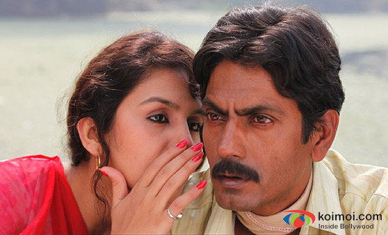 Huma Qureshi and Nawazuddin Siddiqui (Gangs Of Wasseypur 2 Movie Stills)