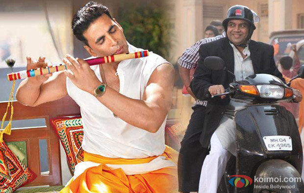 Akshay Kumar and Paresh Rawal in OMG Oh My God! Movie Stills