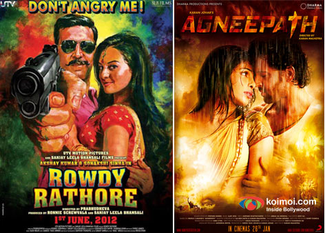 Rowdy Rathore, Agneepath Movie Poster