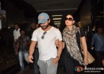Saif Ali Khan And Kareena Kapoor Return From Paris