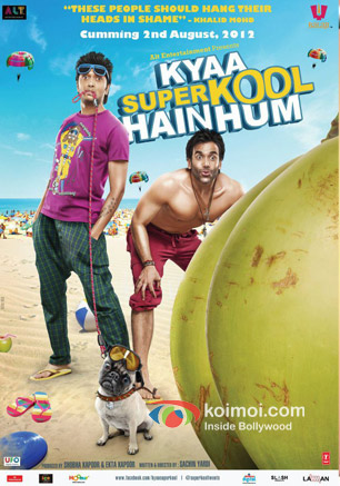 Tusshar Kapoor and Ritesh Deshmukh In Kyaa Super Kool Hain Hum Movie Poster