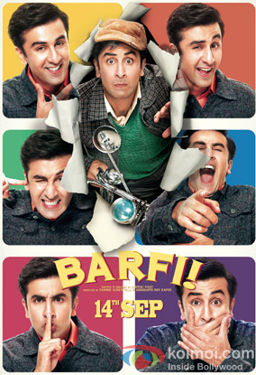 Ranbir Kapoor in a Barfi! Movie Poster