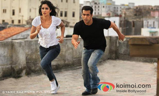 Katrina Kaif and Salman Khan In Ek Tha Tiger Movie Stills