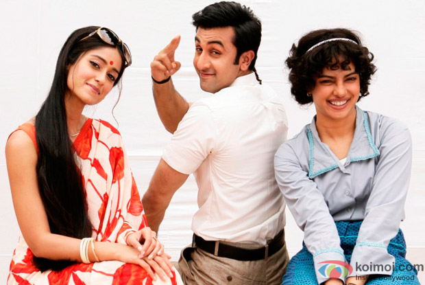 Ileana D'Cruz, Ranbir Kapoor, Priyanka Chopra in a Barfi! Movie
