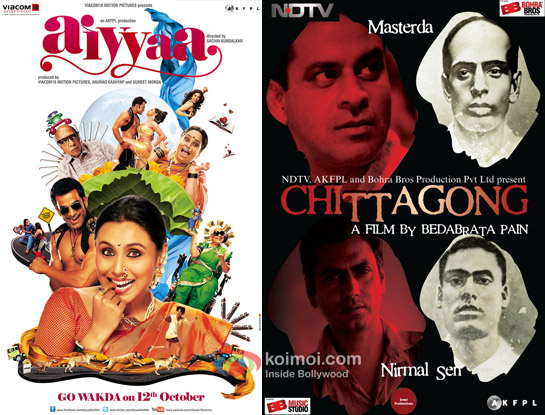 Aiyyaa and Chittagong Movie Posters