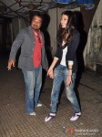 Anurag Kashyap And Anushka Sharma Snapped At Ketnav Theatre For Aiyya Movie Screening Pic 2