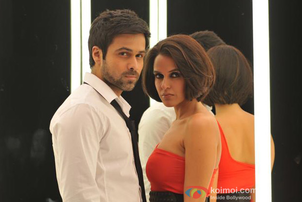 Emraan Hashmi and Neha Dhupia in a still from Rush Movie
