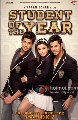 Student Of The Year Review (Student Of The Year Movie Poster)