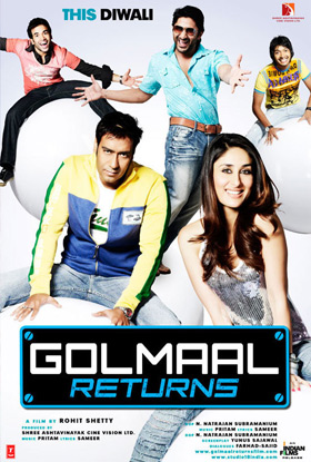 Golmaal Returns Movie Poster