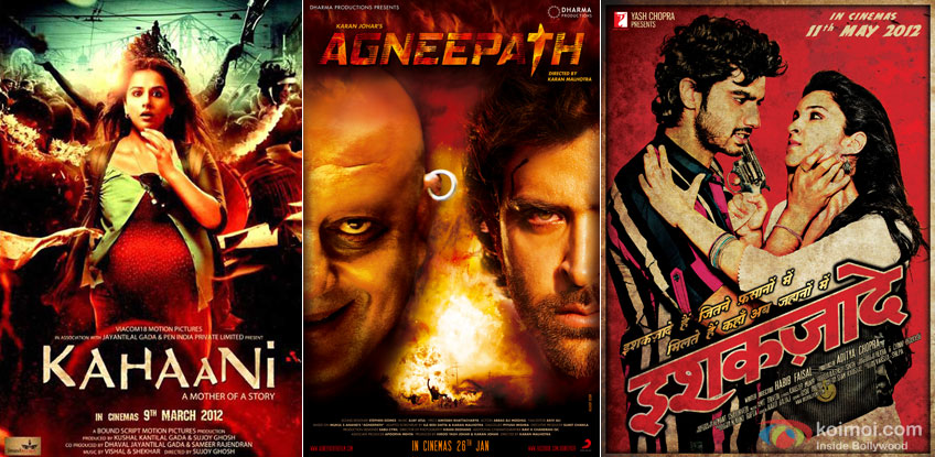 Kahaani, Agneeath and Ishaqzaade Movie Poster