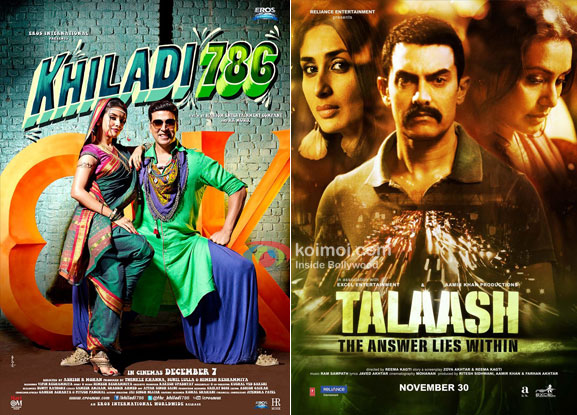 Khiladi 786 and Talaash Movie Poster